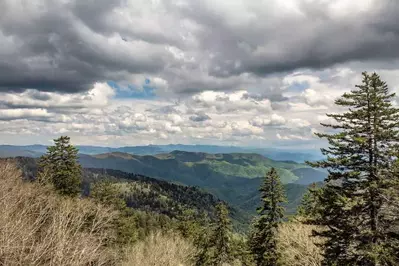 mountain view from Clingmans Dome