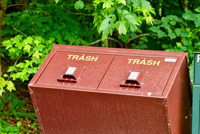 Bear-proof trash can