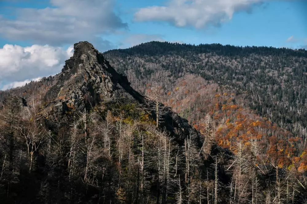 Chimney Tops in the Smoky Mountains