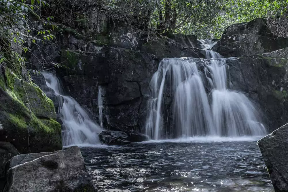 Indian Creek Falls along Middle Prong Trail