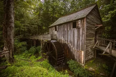 John P. Cable Mill in the Smoky Mountains 