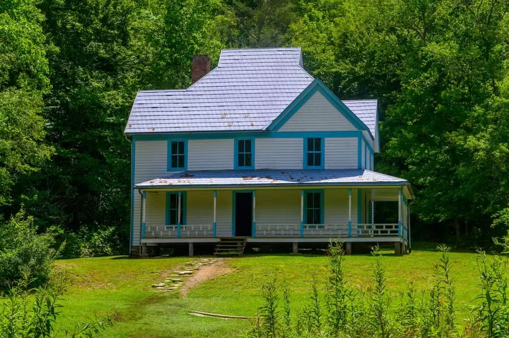 The Caldwell Place in the Cataloochee Valley of the Smoky Mountains