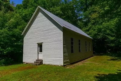 Beech Grove Schoolhouse in the Cataloochee Valley of the Smokies