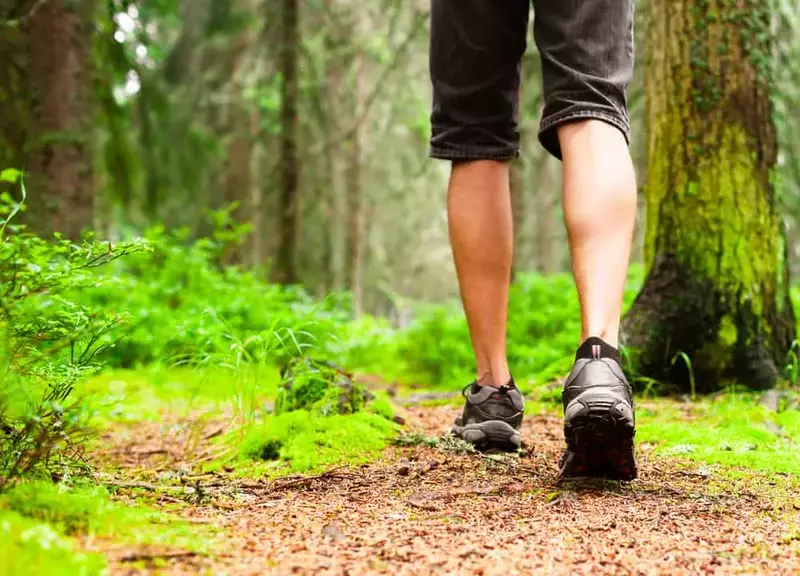 hiking alone
