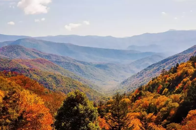 fall in smoky mountains