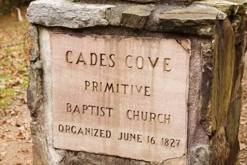 cades cove primitive baptist church
