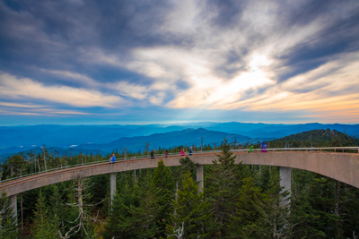 view from Clingmans Dome