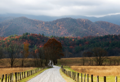 late fall in the smoky mountains national park