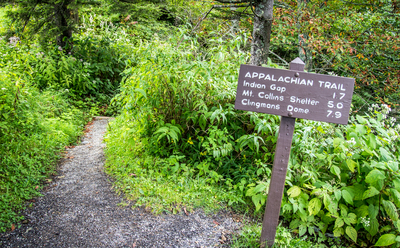 appalachian trail in the smoky mountains