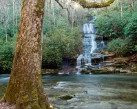 tom branch falls deep creek smoky mountains
