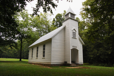 Palmer Chapel in Cataloochee Valley
