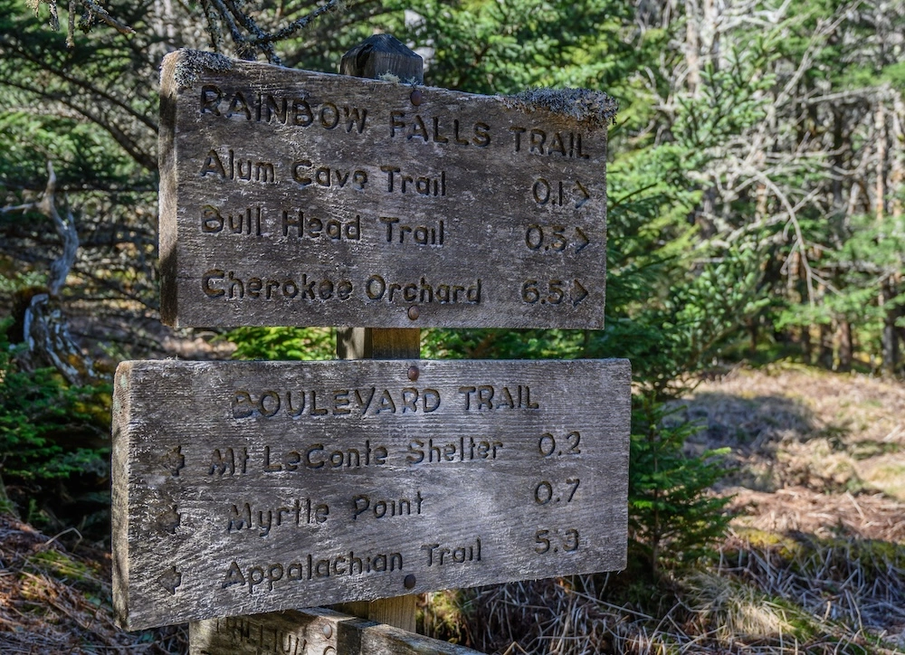 trails to mt. leconte